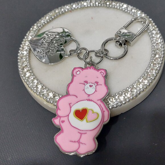Cute Practical Care Bears Clip On Keychain Keyring Handbag Bag Charm Accessory - Picture 1 of 8
